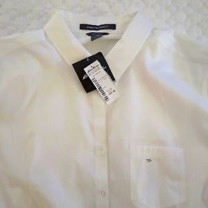 Eddie Bauer Tall White Button Down Shirt
